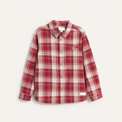 Kids' Red/White Checked Shirt