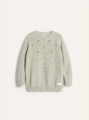 Kids Green Fox Knitted Jumper